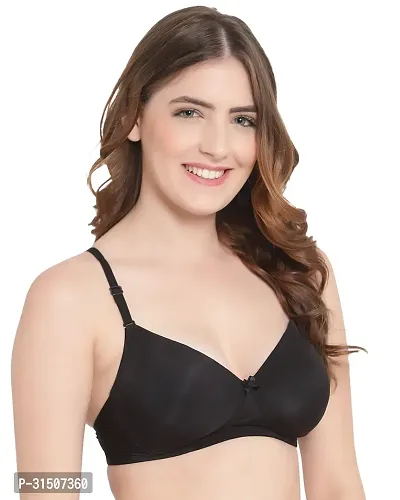 Stylish Stretchable Solid Bra for Women-thumb5