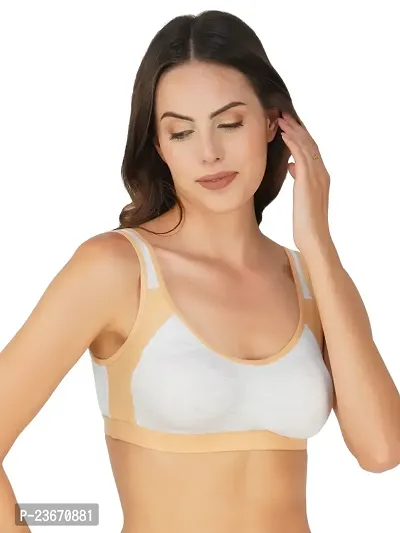 Fancy Cotton Blend Bra For Women-thumb3