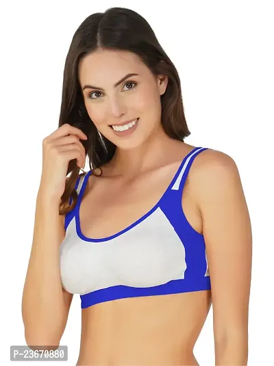 Fancy Cotton Blend Bra For Women-thumb3