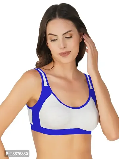 Fancy Cotton Blend Bra For Women-thumb2