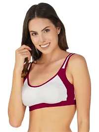 Fancy Cotton Blend Bra For Women-thumb2