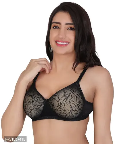 Stylish Stretchable Solid Bra for Women-thumb3