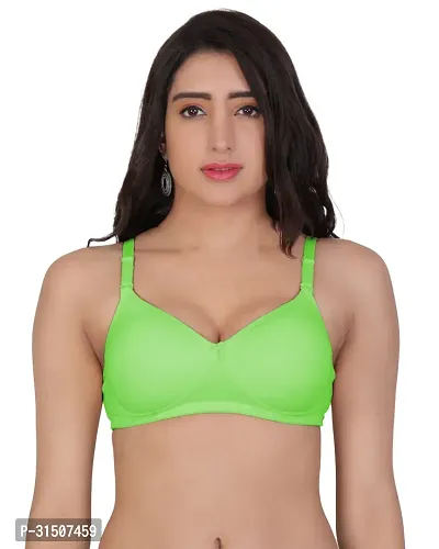 Stylish Stretchable Solid Bra for Women-thumb0