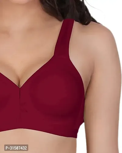 Stylish Stretchable Solid Bra for Women-thumb3