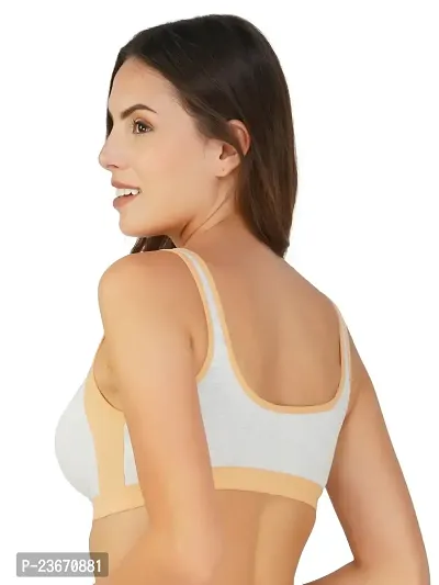 Fancy Cotton Blend Bra For Women-thumb2