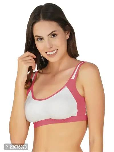 Fancy Cotton Blend Bra For Women-thumb5