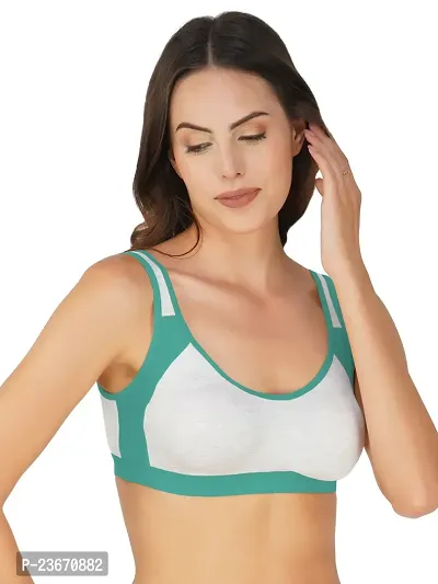 Fancy Cotton Blend Bra For Women-thumb4