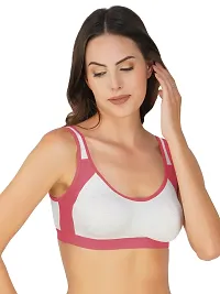 Arc de Shapes Cotton Blend Women Sports bra-thumb1