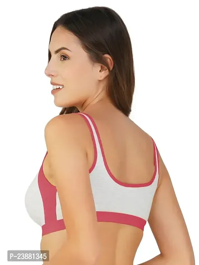 Arc de Shapes Cotton Blend Women Sports bra-thumb3