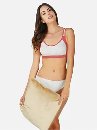 Arc de Shapes Cotton Blend Women Sports bra-thumb3