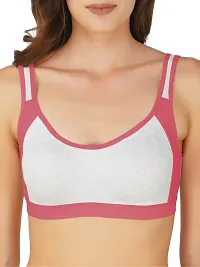 Arc de Shapes Cotton Blend Women Sports bra-thumb4