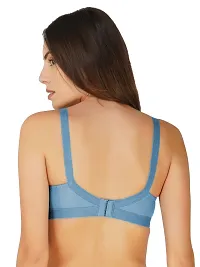 Stylish Women Cotton Full Coverage Non Padded Non-Wired Everyday Bra Pack of 3-thumb1