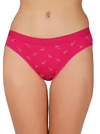 Arc de Shapes Women Cotton Blend Multicolor Pack of 3 Hipster Butter Fly Panty Multicolor.-thumb4