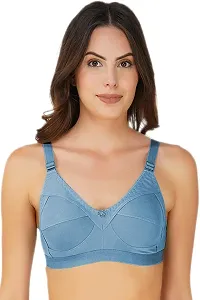 Classic Cotton Blend Solid Bras Pack of 2-thumb3