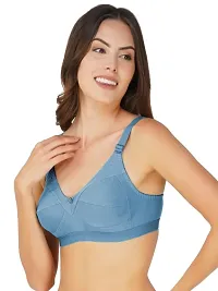 Classic Cotton Blend Solid Bras Pack of 2-thumb2