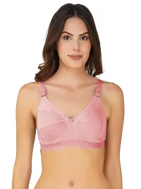 Classic Cotton Blend Solid Bras Pack of 2-thumb3