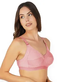 Classic Cotton Blend Solid Bras Pack of 2-thumb4