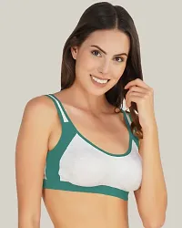 Classic Cotton Blend Solid Bras for Women, Pack of 3-thumb2