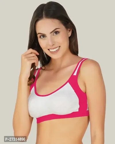 Classic Cotton Blend Solid Bras for Women, Pack of 3-thumb5