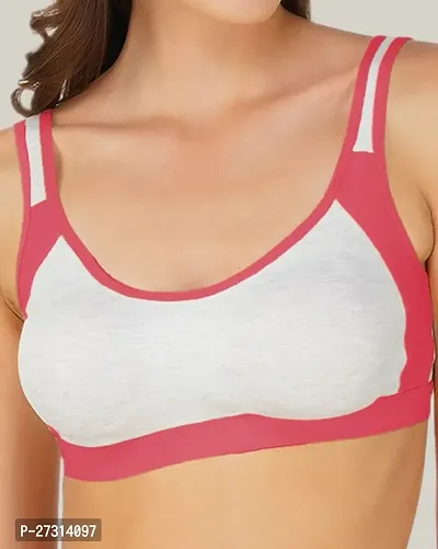 Classic Cotton Blend Solid Bras for Women, Pack of 3-thumb4