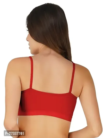 Arc de Shapes Women Fire Free Full Coverage Non Padded Sports Bra | an Ideal Choice for Active Lifestyles Pack of 3 Red-Maroon-Navyblue-thumb3