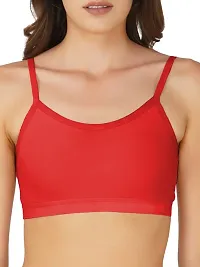 Arc de Shapes Women Fire Free Full Coverage Non Padded Sports Bra | an Ideal Choice for Active Lifestyles Pack of 3 Peach-Red-Skin-thumb4