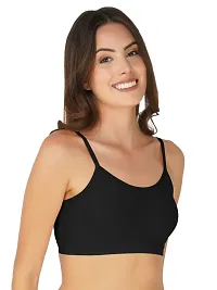 Arc de Shapes Women Fire Free Full Coverage Non Padded Sports Bra | an Ideal Choice for Active Lifestyles Pack of 3 Black-Skin-Peach-thumb1