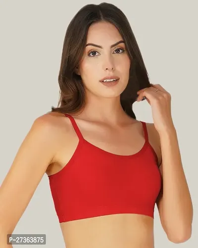 Arc de Shapes Women Full Coverage Air Bra for Women-Red