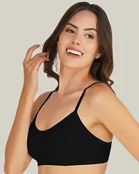 Arc de Shapes Sports Bra for Women-Black-thumb4