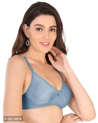 Classic  Cotton Blend Solid Bras for Women, Pack of 1-thumb5