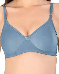 Classic  Cotton Blend Solid Bras for Women, Pack of 1-thumb1