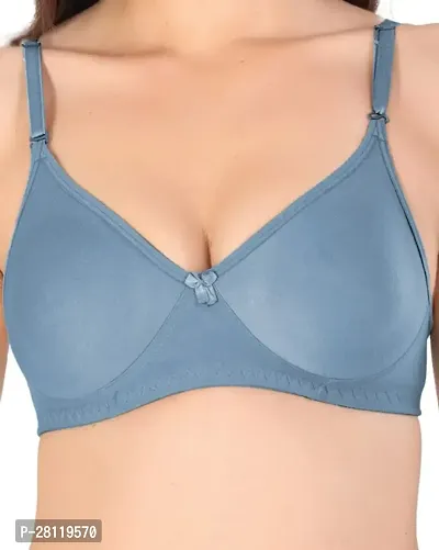 Classic  Cotton Blend Solid Bras for Women, Pack of 1-thumb2