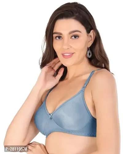 Classic  Cotton Blend Solid Bras for Women, Pack of 1-thumb3