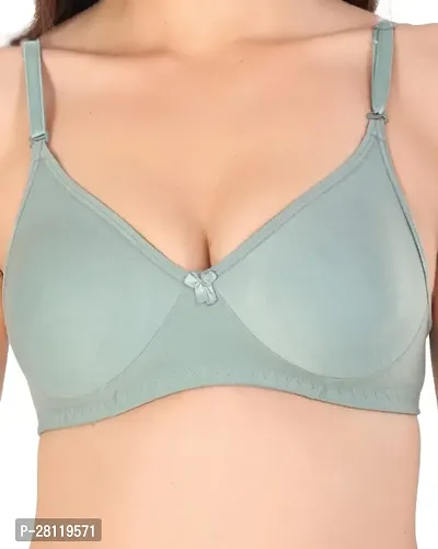 Classic  Cotton Blend Solid Bras for Women, Pack of 1-thumb5
