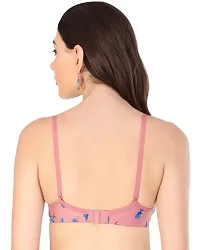 Arc de Shapes Women Cotton Blend Lightly Padded Non-Wired Full Coverage Everyday T-Shirt Bra with Detachable Strap Pack of 2-thumb4