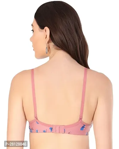 Arc de Shapes Women Cotton Blend Lightly Padded Non-Wired Full Coverage Everyday T-Shirt Bra with Detachable Strap Pack of 2-thumb5