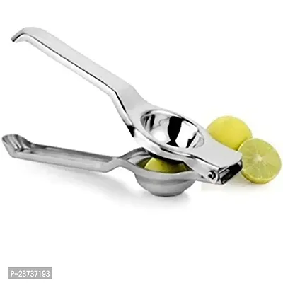 TADAKNATH Super Stainless Steel Lemon Squeezer with Attached Bottle Opener (Silver) PACK-1-thumb0