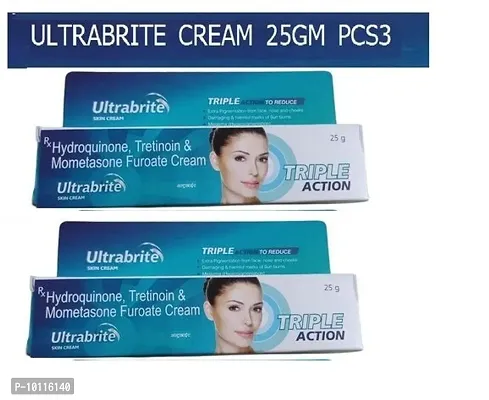 Ultra brite hydroquinone,Tretition  Mometasone furoate Whitening face Cream 15gm(Pack of 2)