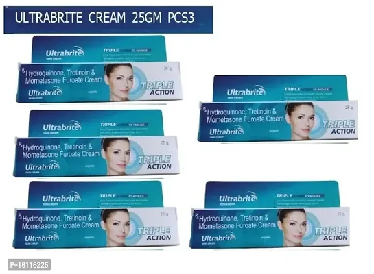 Ultra brite hydroquinone,Tretition  Mometasone furoate Whitening face Cream 15gm(Pack of 5)