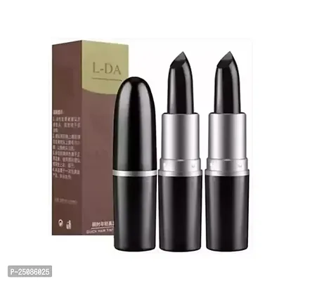 Natural Professional - Lda - Brown Hair Color Touch Up Stick, One-Time Hair Dye Pencil Temporary Hair Lipstick Non-Toxic Hair Color Crayon Hair Color Touch-Up Kajal 4.5G (Brown)-thumb3