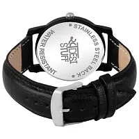 SWADESI STUFF Analogue Boy's Watch (Black Dial Black Colored Strap)-thumb1