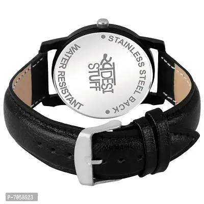 SWADESI STUFF Analogue Boy's Watch (Black Dial Black Colored Strap)-thumb2