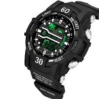 Swadesi Stuff Black Color Digital Multi Function 6 Multi Light Sport Watch for Men and Boys-thumb2