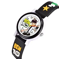 Swadesi Stuff Analogue Multi Color Dial Kids Watch for Boys  Girls (Black RED)-thumb1