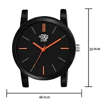 Swadesi Stuff Analogue Black Dial Leather Strap Watch for Men and Boy - SDS 21-thumb2