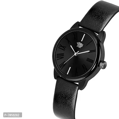 SWADESI STUFF Analogue Women's Watch (Black Dial Black Colored Strap)-thumb2