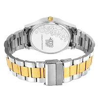 Swadesi Stuff Analogue IGP Gold Dial Day  Date Display Analogue Watch for Men and Boys (Long Life Gold Plated) (Gold Silver)-thumb4