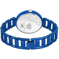 Swadesi Stuff Luxury Analogue Women's Watch (Blue Dial Blue Colored Strap)-thumb3