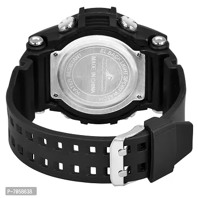 Swadesi Stuff Black Color Digital Multi Function 6 Multi Light Sport Watch for Men and Boys-thumb5