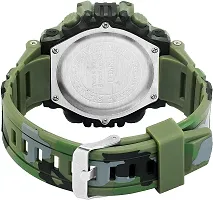 SWADESI STUFF Digital Boy's Watch (Multicolored Dial, Green Colored Strap)-thumb3